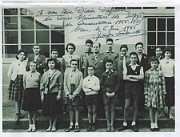 CONSERVATOIRE MUNICIPAL D ORAN 1955 CLASSE DE SOLFEGE M. GEORGES CATALANOTTI